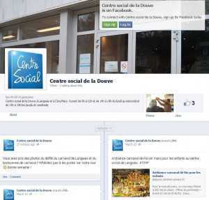 centre social sur facebook