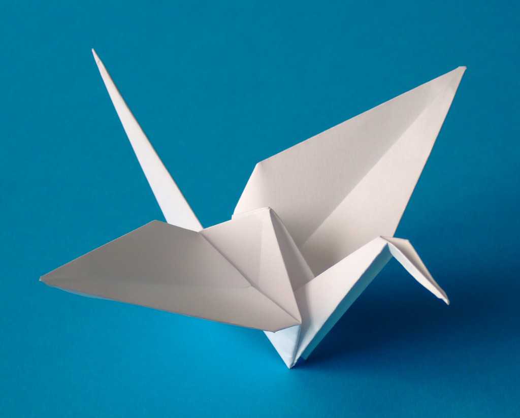 Origami grue